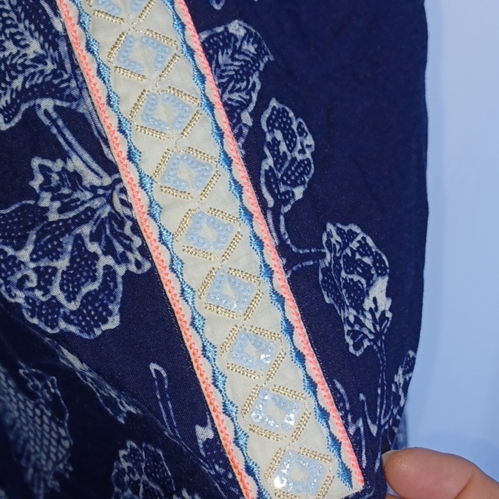 Anthropologie One September Embroidered beaded sequin Sleeveless Tunic - Picture 8 of 8